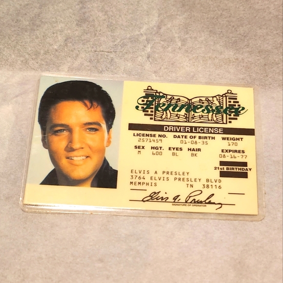 Elvis Presley Enterprises Other Elvis Presley Souvenir Drivers